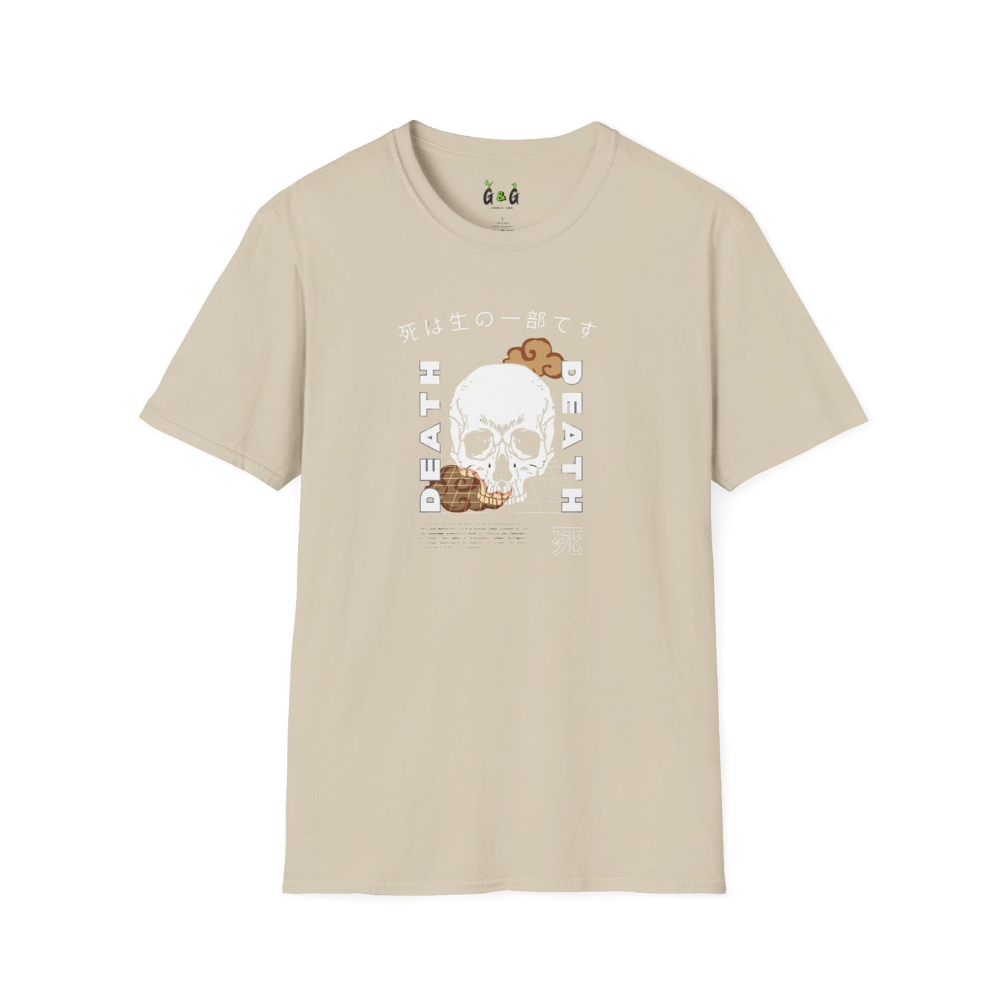 Skull Design Unisex T-Shirt - Japanese Culture Inspired