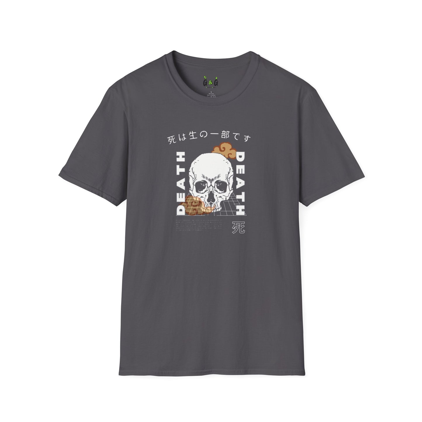 Skull Design Unisex T-Shirt - Japanese Culture Inspired