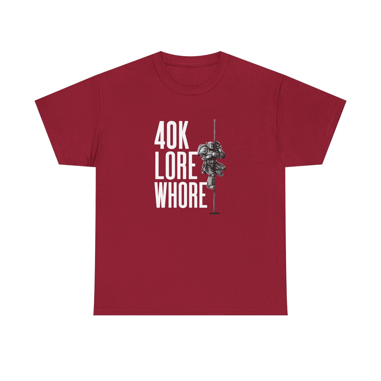40K Lore Whore Unisex Heavy Cotton Tee - Ideal for Gamers and Fans