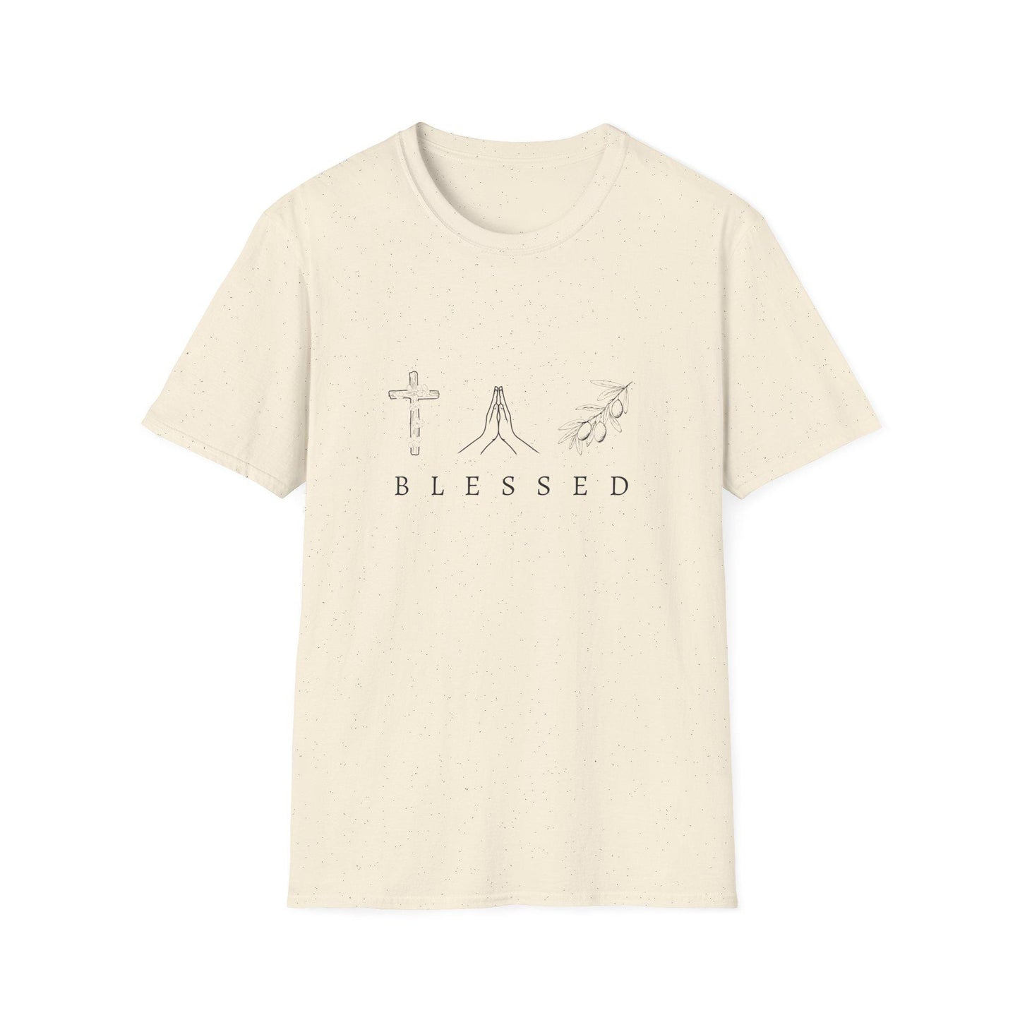 Blessed Unisex T-Shirt, Spiritual Tee, Simple Faith Shirt, Religious Top, Inspirational Clothing