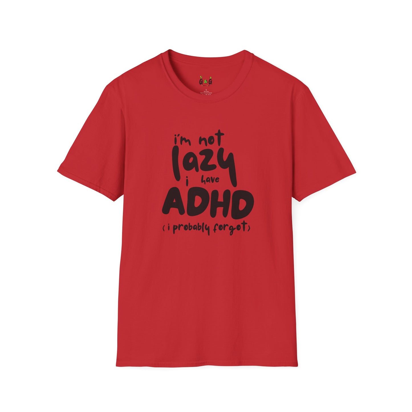 ADHD Awareness Unisex T-Shirt - Funny and Cute Design
