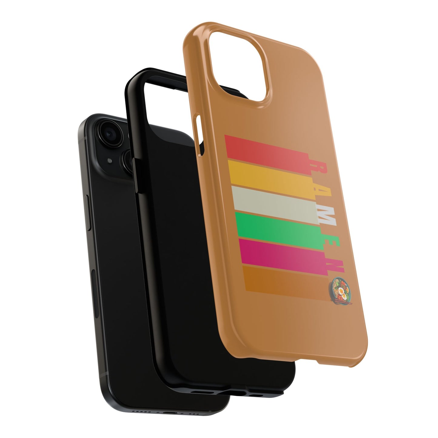 Colorful Ramen Tough Phone Cases - Cute Sushi Gift, Foodie Accessory, Unique Phone Cover, Fun Kitchen Decor, Vibrant Phone Protector