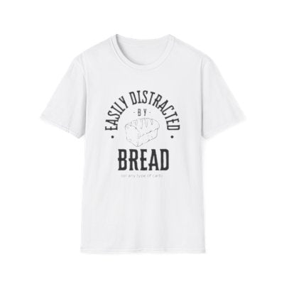 Funny Bread Picture Unisex Softstyle T-Shirt, Foodie Tee