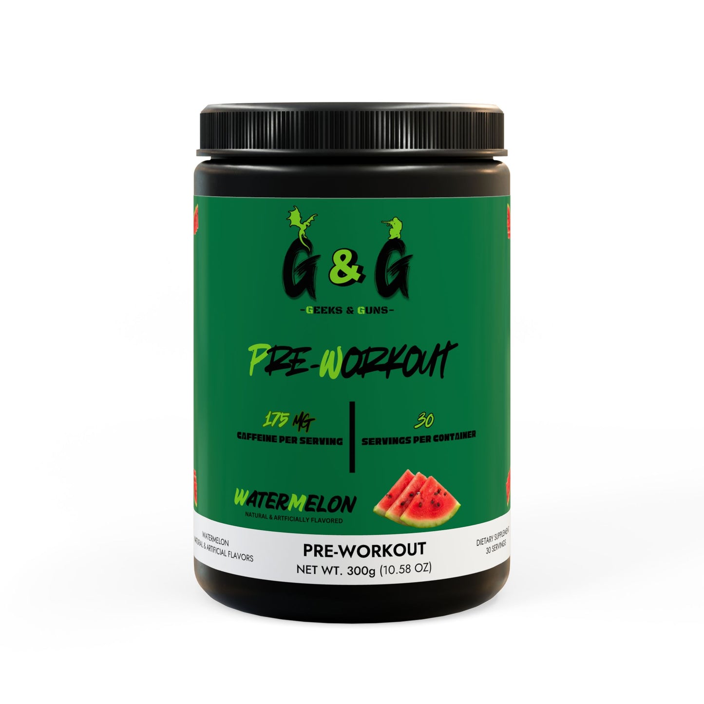 Pre-Workout Supplement, Watermelon (300g, 10.58oz)