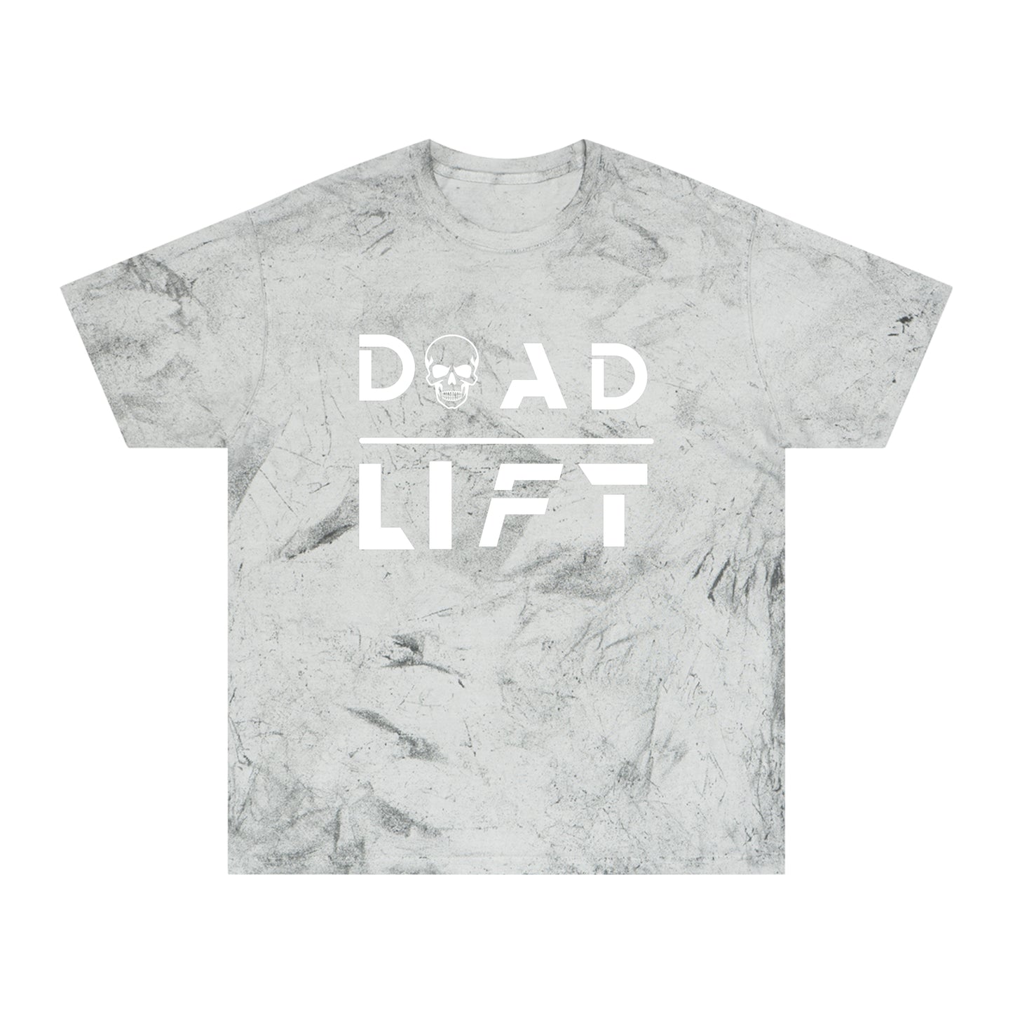 T-Shirt - Workout Skull Tie-Dye Design - Unisex Color Blast