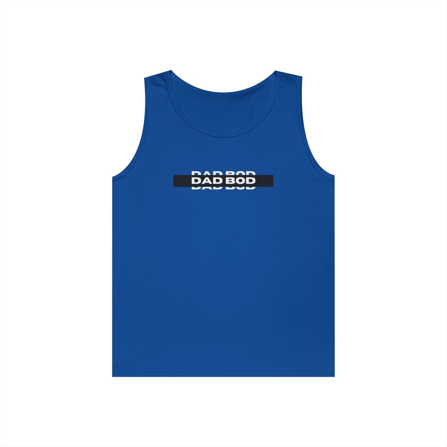 Dad Bod - Heavy Cotton Tank Top - Perfect for Father's Day and Summer Casual Wear