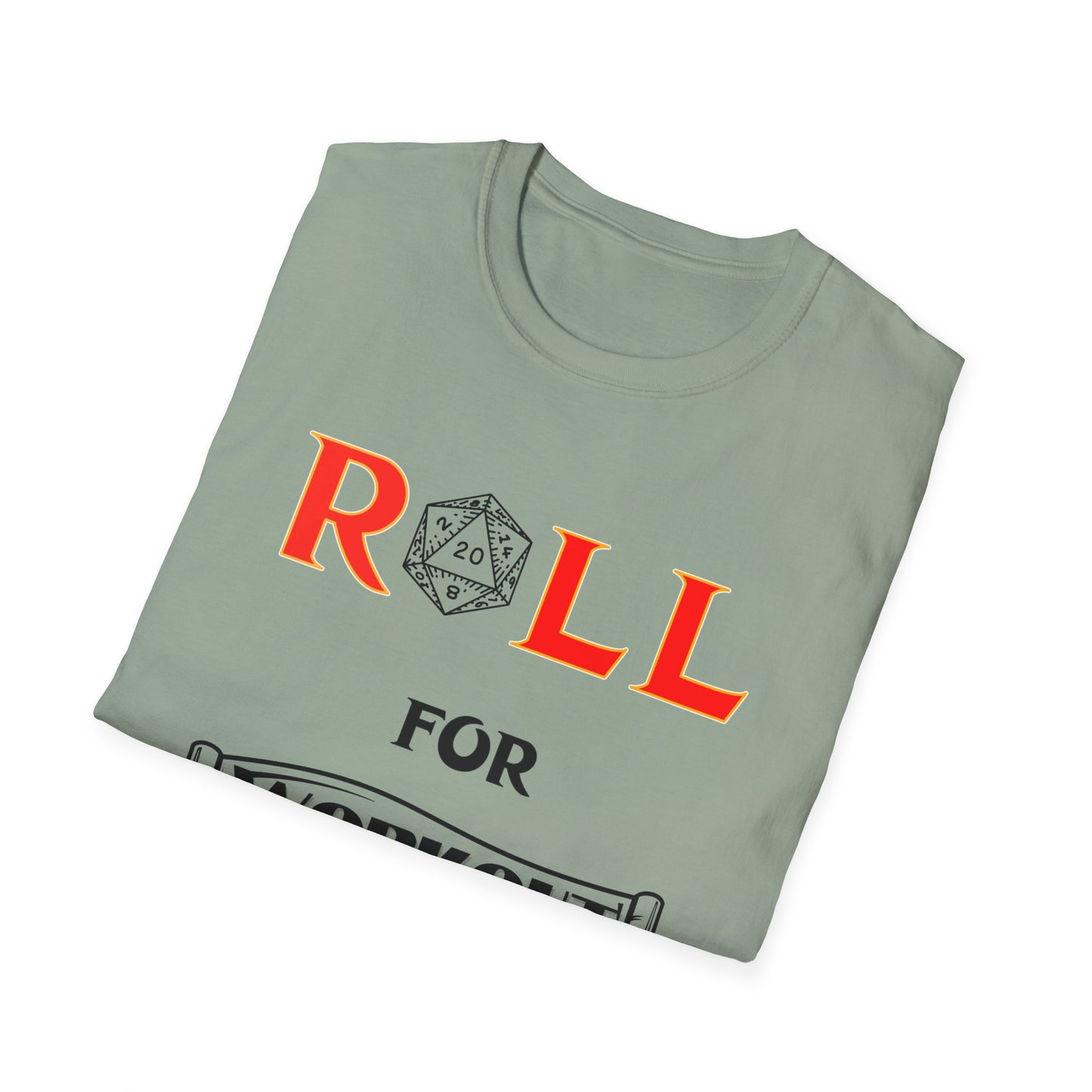 DND Fantasy Workout Unisex T-Shirt, Dungeons and Dragons Weightlifting Tee, Funny Exercise Shirt