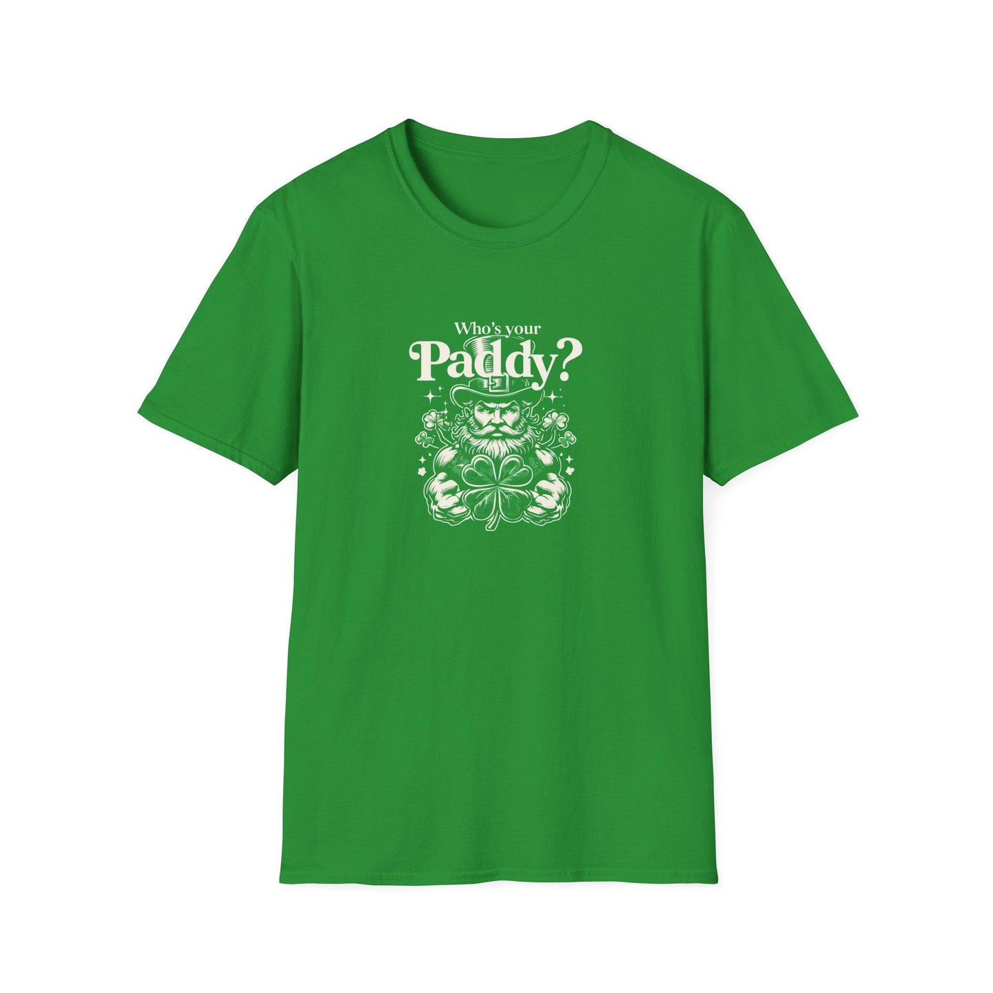 Who's Your Paddy? Unisex Softstyle T-Shirt, St. Patrick's Day Tee, Funny Irish Shirt, Gift for Friends, Casual Wear