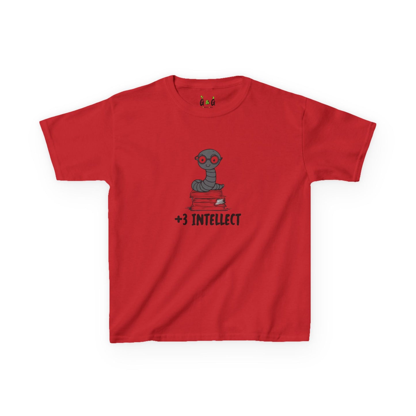 Kids DND T-shirt, +3 intellect, Gaming Tee, RPG Shirt, Funny Children's Clothing, Roleplaying Gift