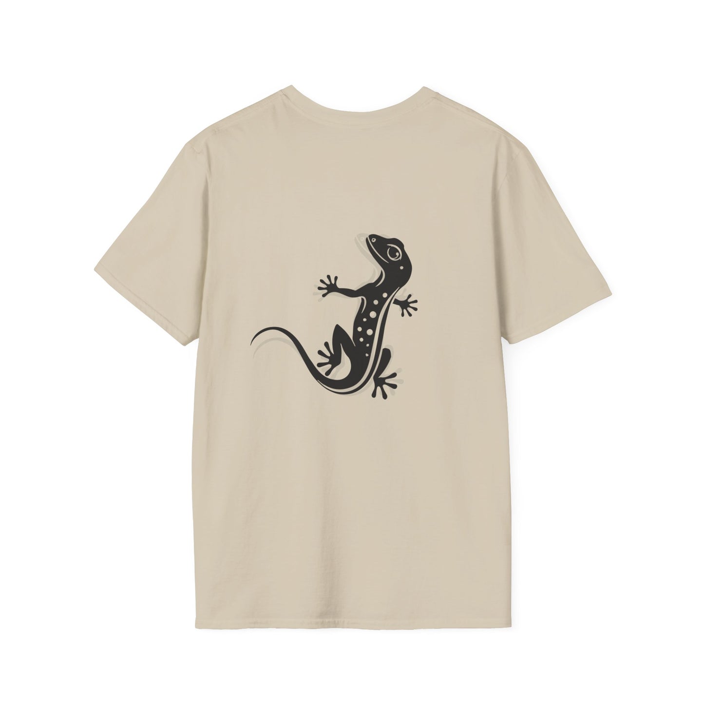 Gecko Japanese Style Unisex T-Shirt, Lizard Graphic Tee, Reptile Lover Gift, Animal Print Top, Asian Inspired Shirt
