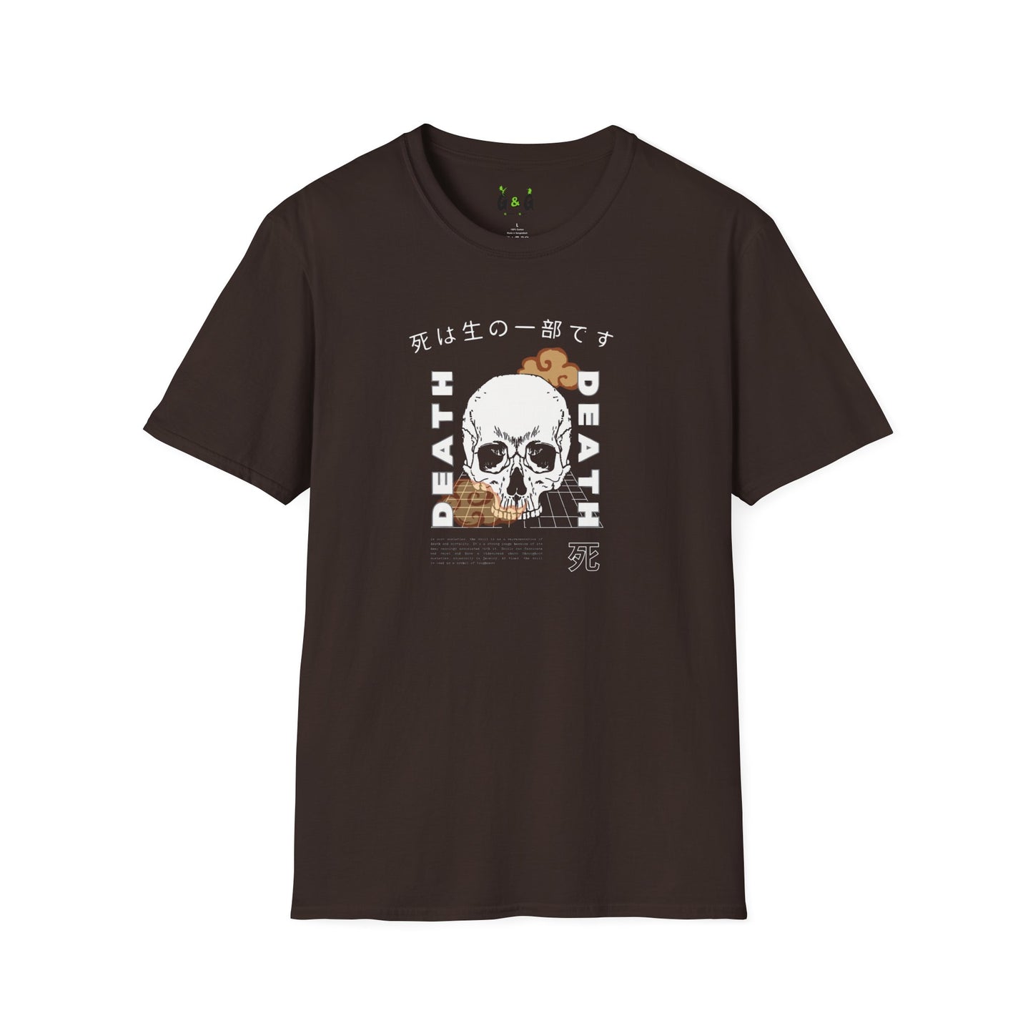 Skull Design Unisex T-Shirt - Japanese Culture Inspired
