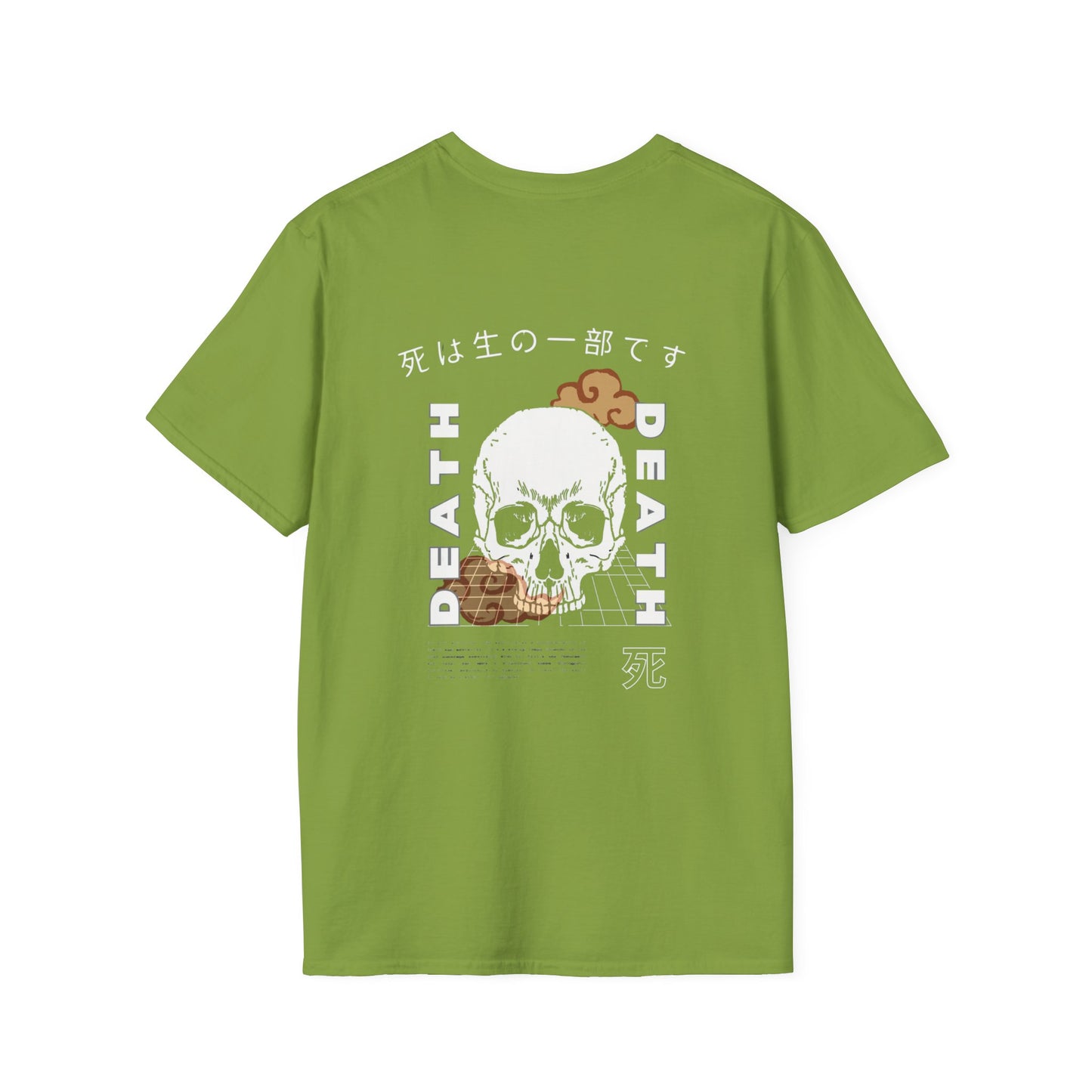 Skull Unisex T-Shirt - Japanese Culture Inspired Double Sided Print