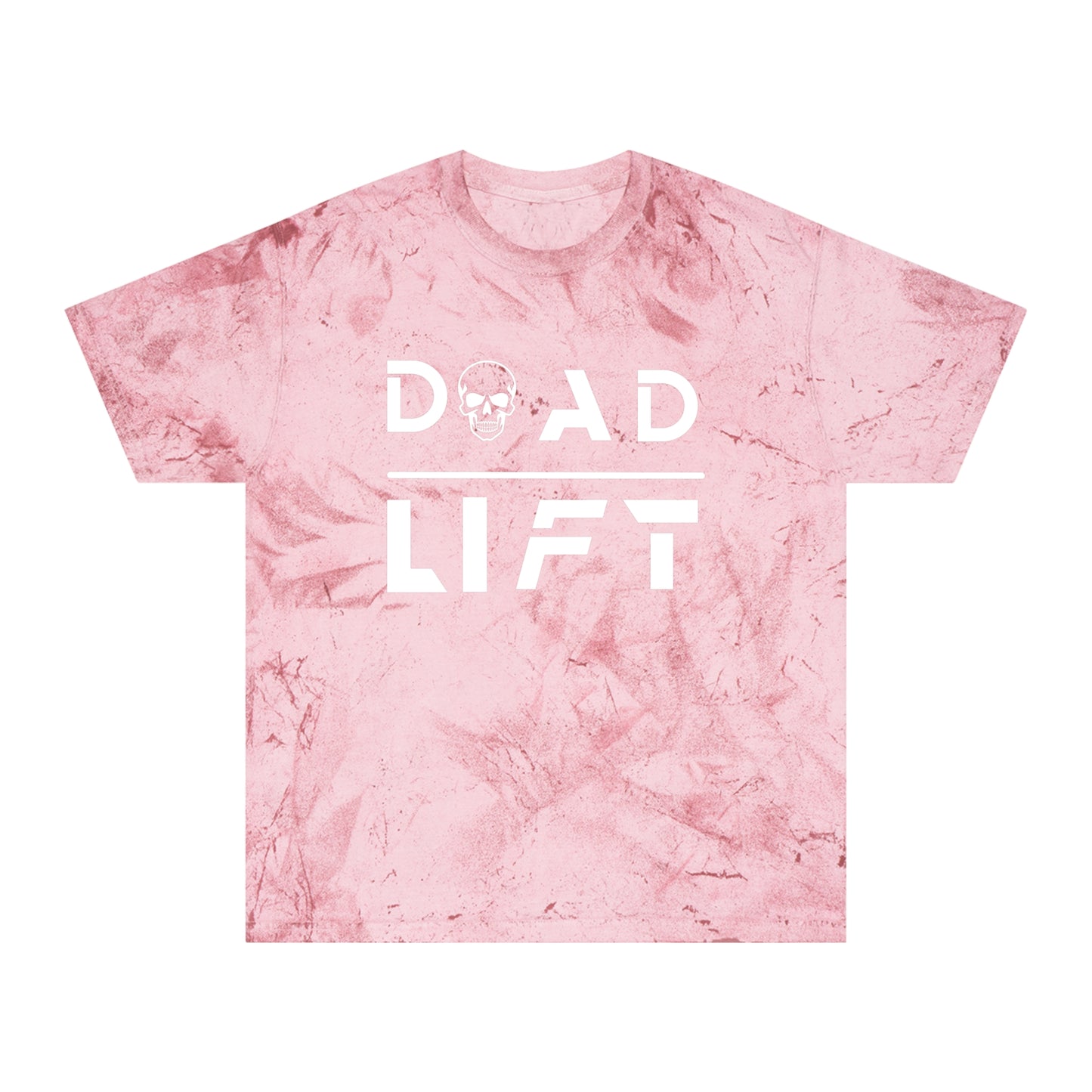 T-Shirt - Workout Skull Tie-Dye Design - Unisex Color Blast