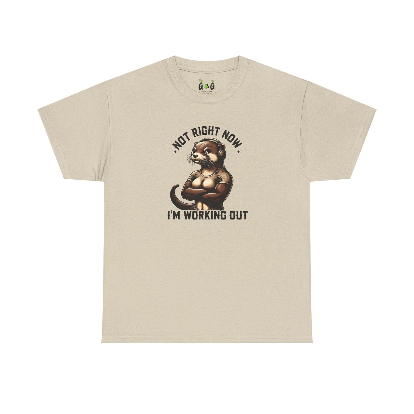 Funny Otter Workout Tee - Unisex Cotton