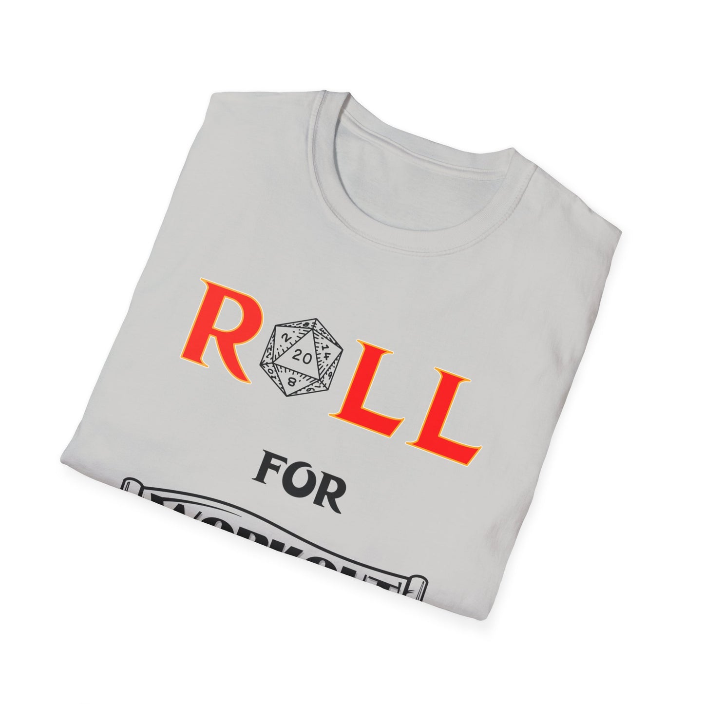 DND Fantasy Workout Unisex T-Shirt, Dungeons and Dragons Weightlifting Tee, Funny Exercise Shirt