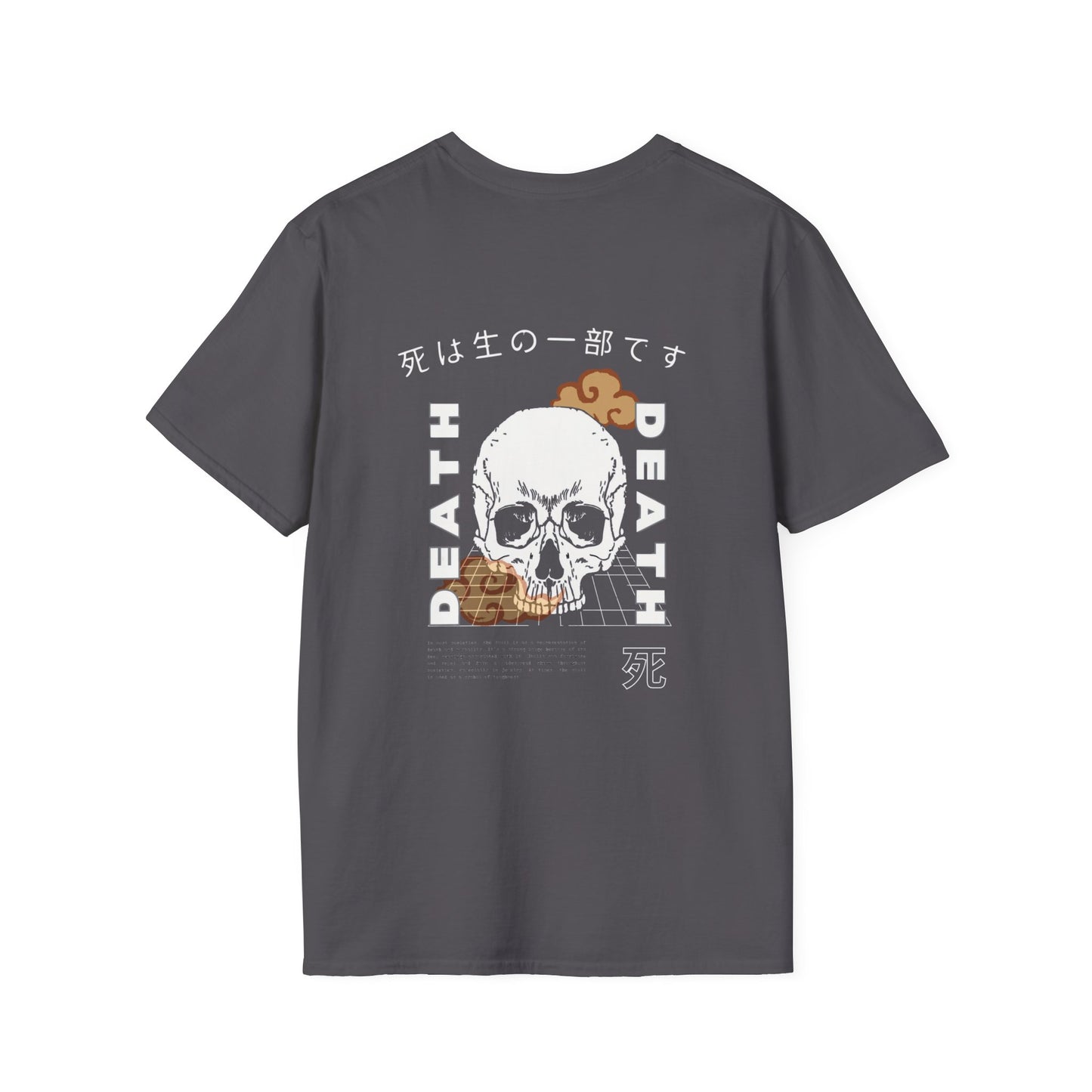 Skull Unisex T-Shirt - Japanese Culture Inspired Double Sided Print