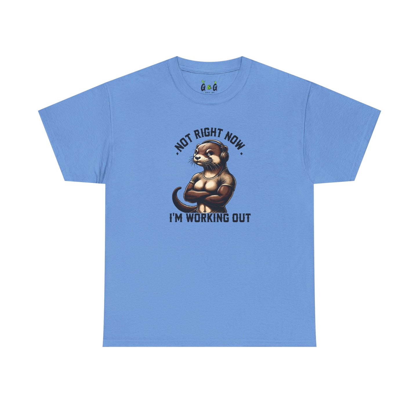 Funny Otter Workout Tee - Unisex Cotton