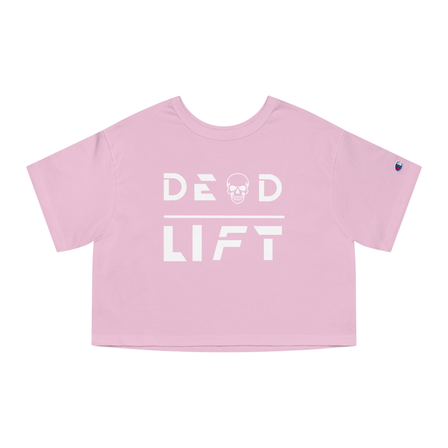 Cropped T-Shirt - Deadlift Workout Powerlifting Weightlifting Exercise