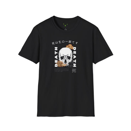 Skull Design Unisex T-Shirt - Japanese Culture Inspired