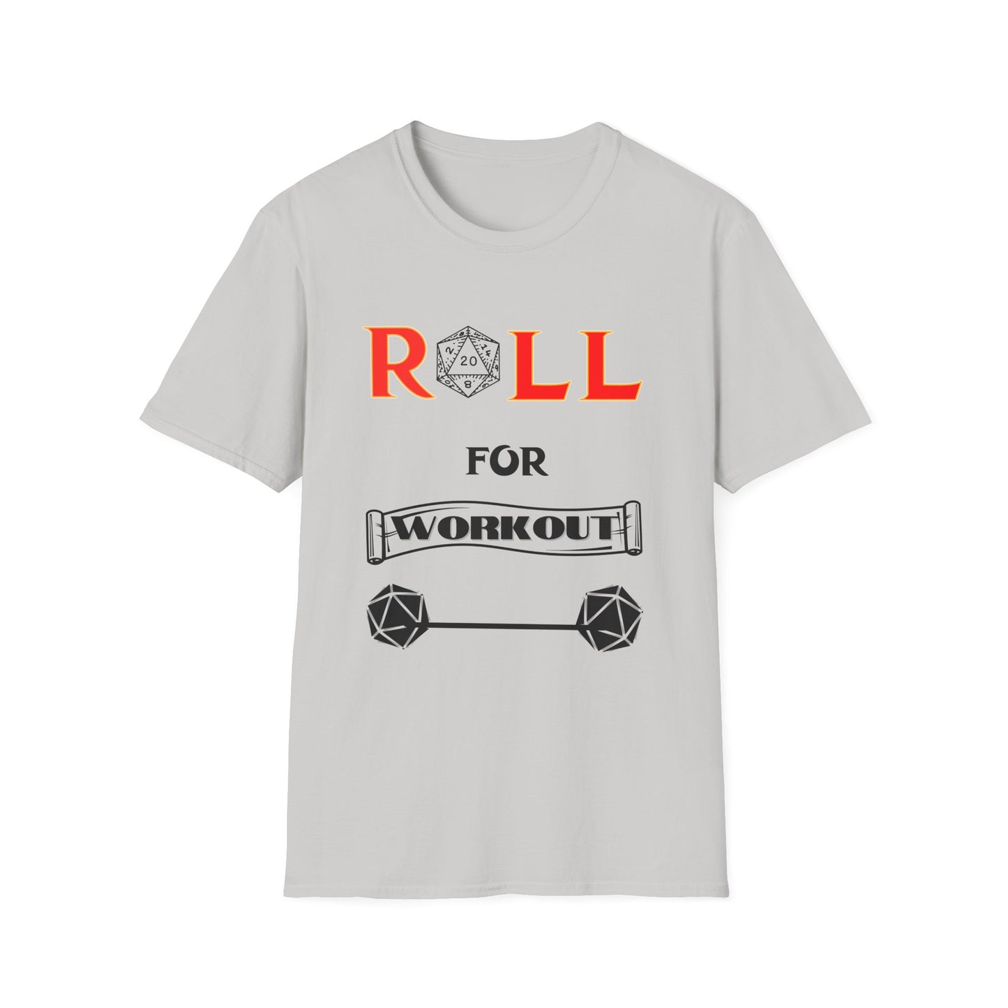 DND Fantasy Workout Unisex T-Shirt, Dungeons and Dragons Weightlifting Tee, Funny Exercise Shirt