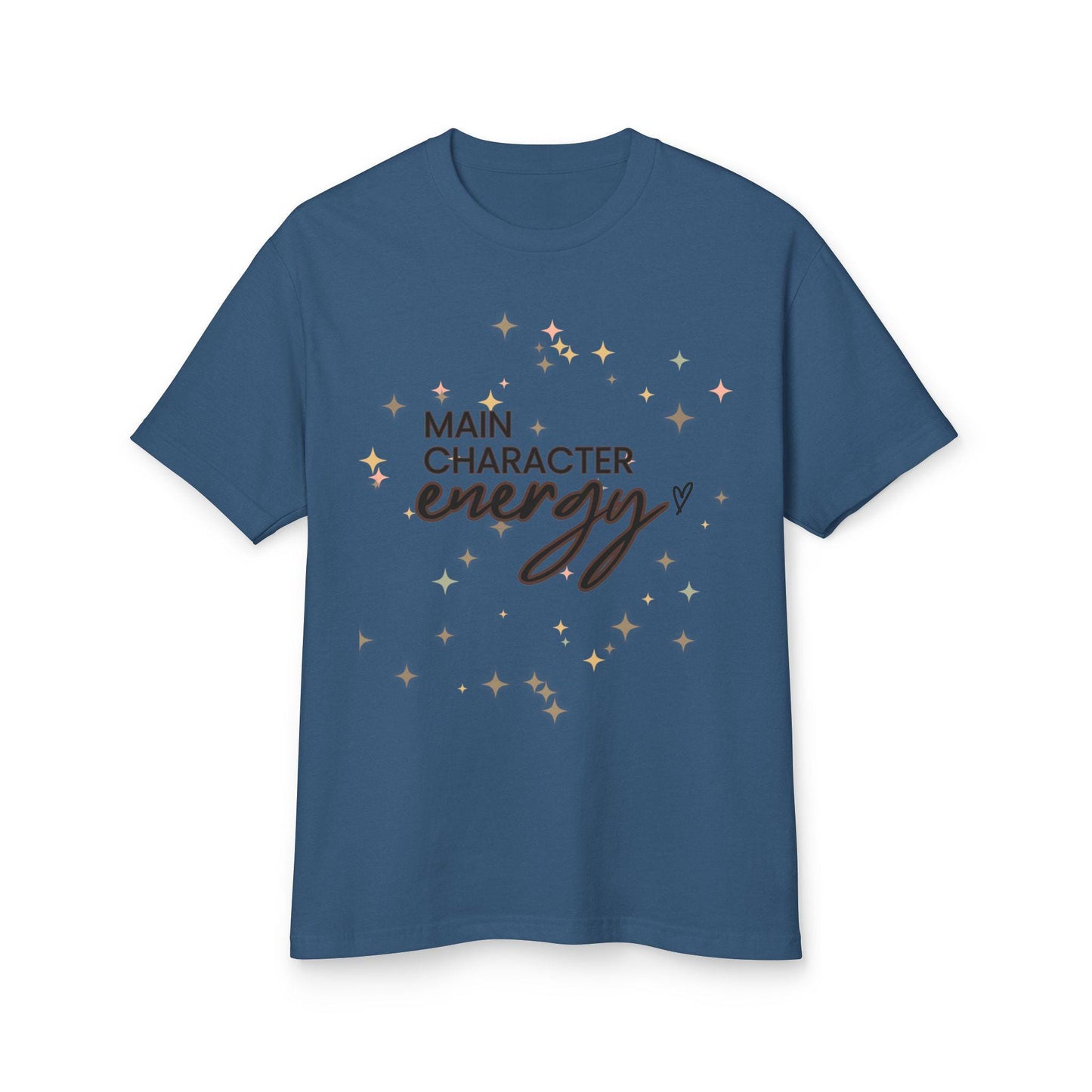 Main Character Energy Soft Tee, Sparkly T-Shirt