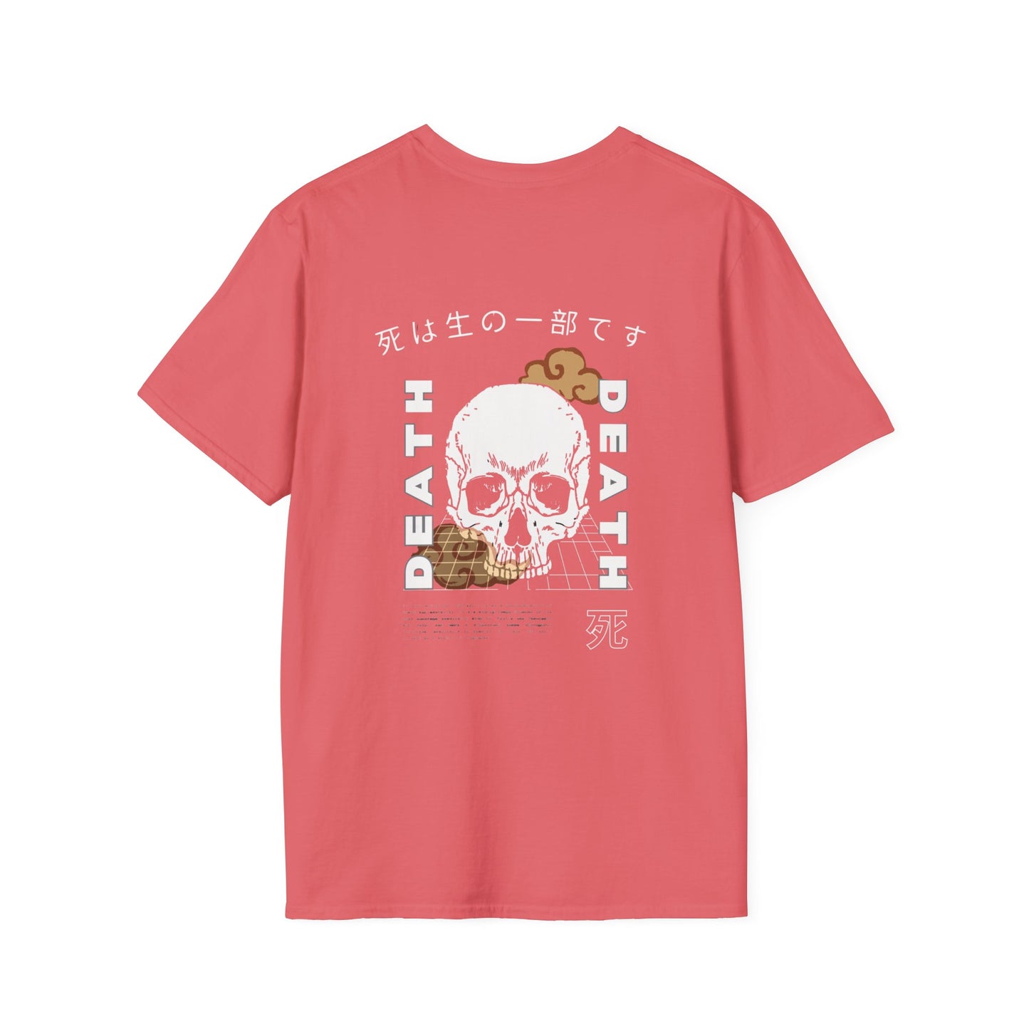 Skull Unisex T-Shirt - Japanese Culture Inspired Double Sided Print