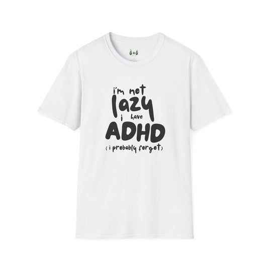 ADHD Awareness Unisex T-Shirt - Funny and Cute Design