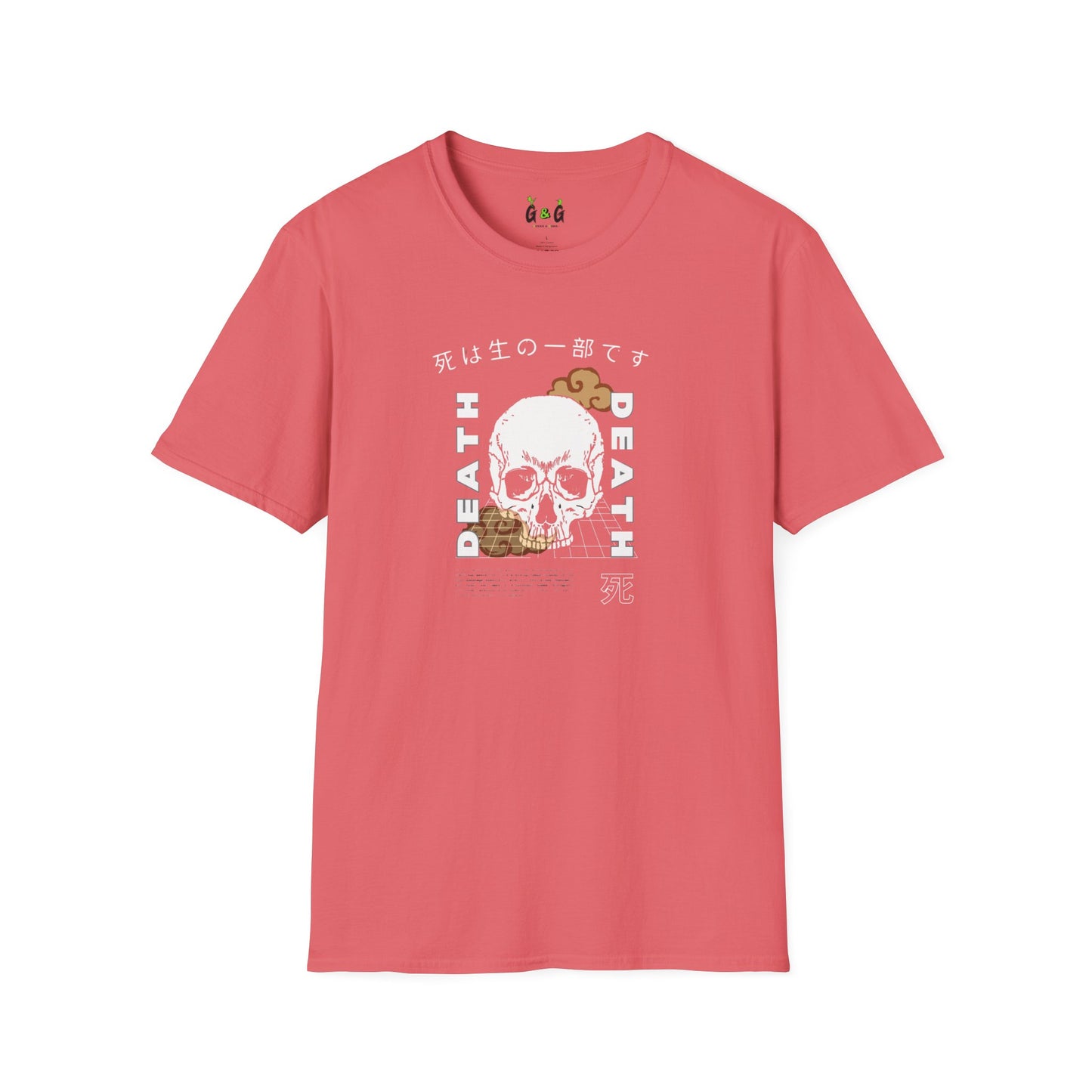 Skull Design Unisex T-Shirt - Japanese Culture Inspired
