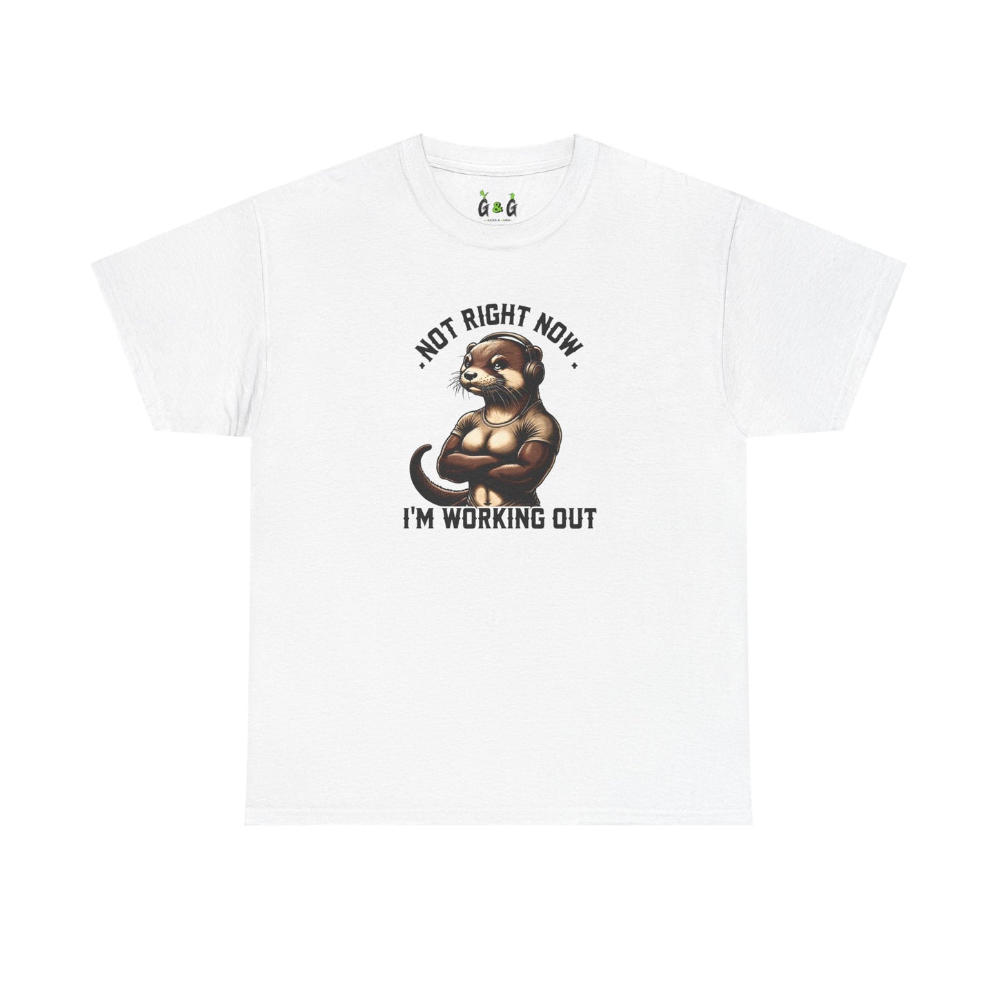 Funny Otter Workout Tee - Unisex Cotton