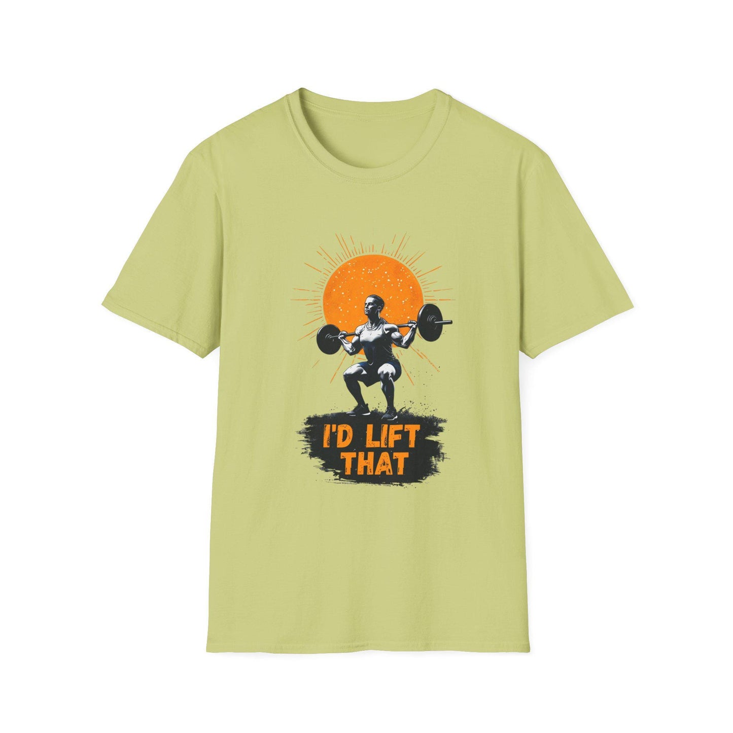 Men's Powerlifting Unisex Softstyle T-Shirt, Exercise Apparel