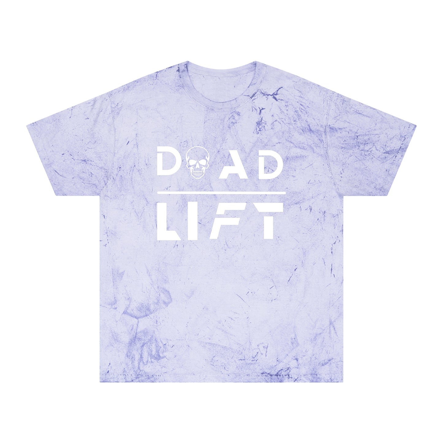 T-Shirt - Workout Skull Tie-Dye Design - Unisex Color Blast