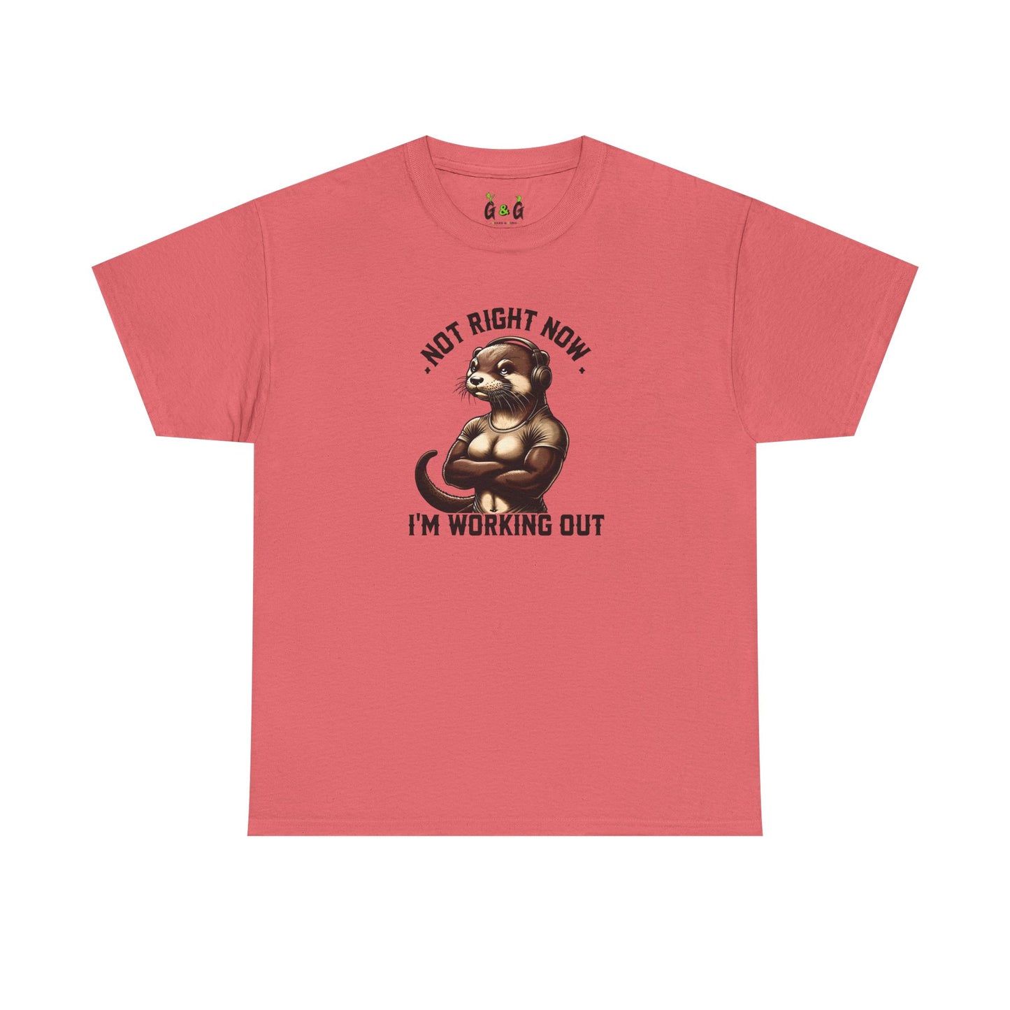 Funny Otter Workout Tee - Unisex Cotton