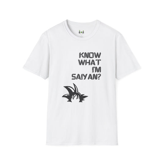 Anime T-Shirt - Know What I'm Saiyan
