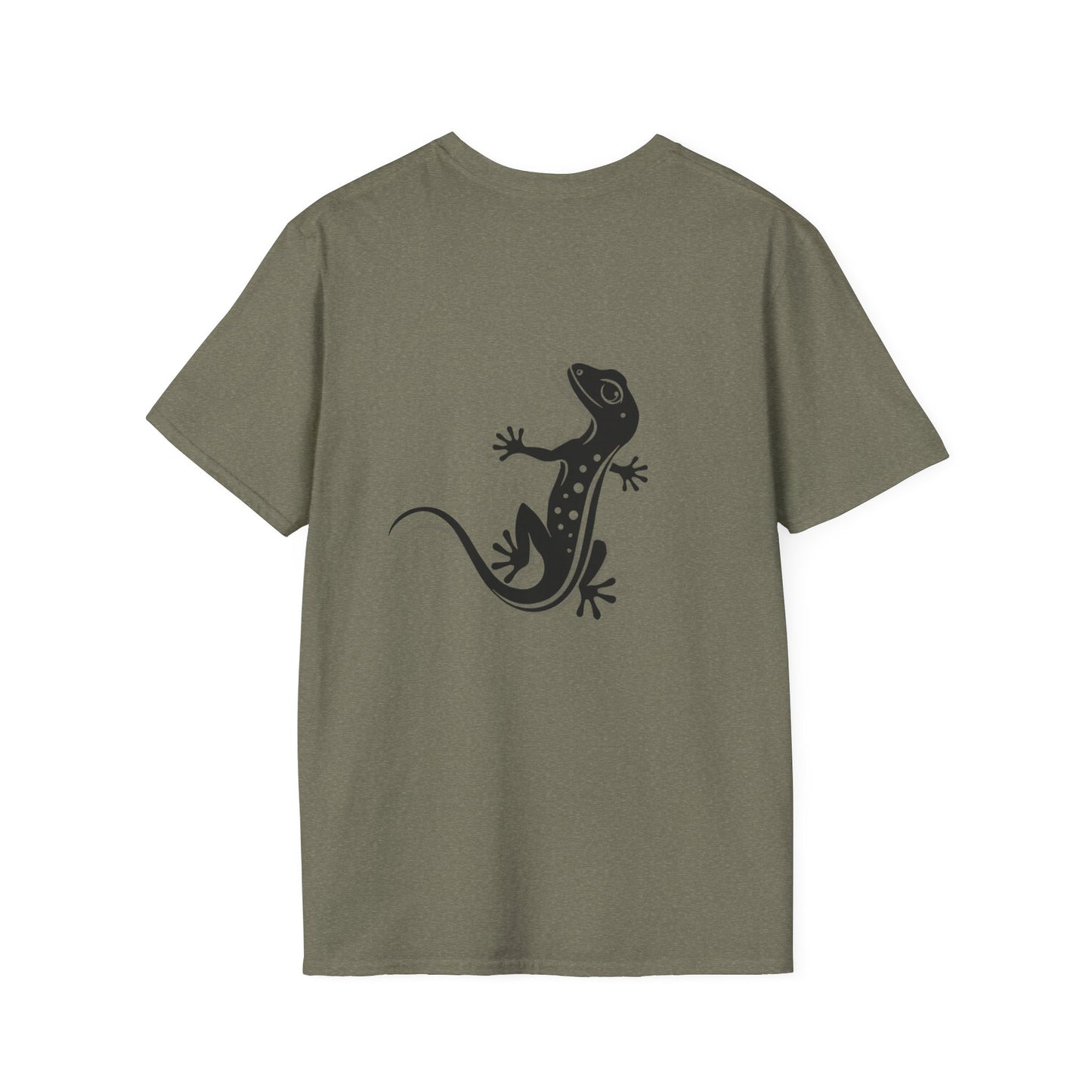 Gecko Japanese Style Unisex T-Shirt, Lizard Graphic Tee, Reptile Lover Gift, Animal Print Top, Asian Inspired Shirt