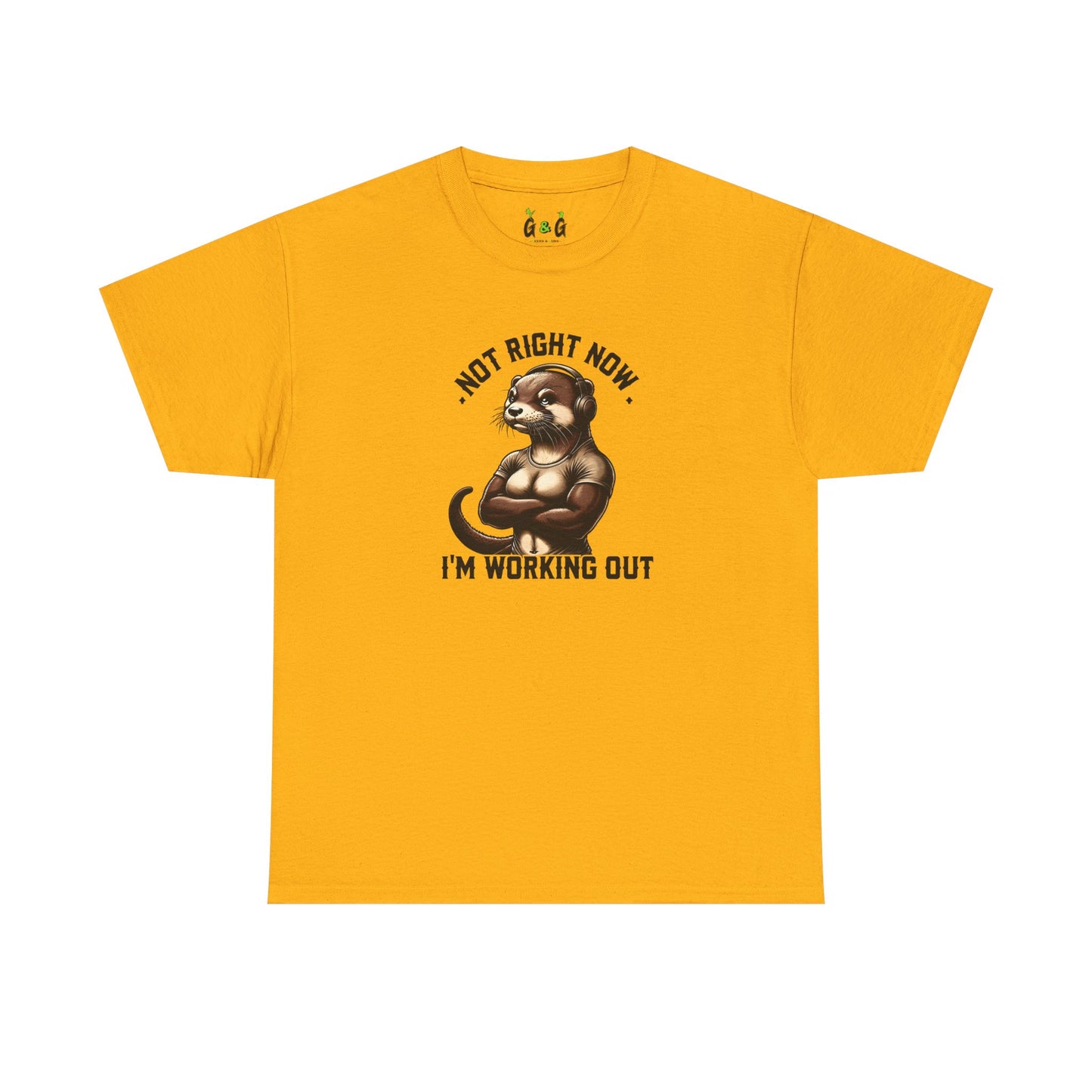 Funny Otter Workout Tee - Unisex Cotton