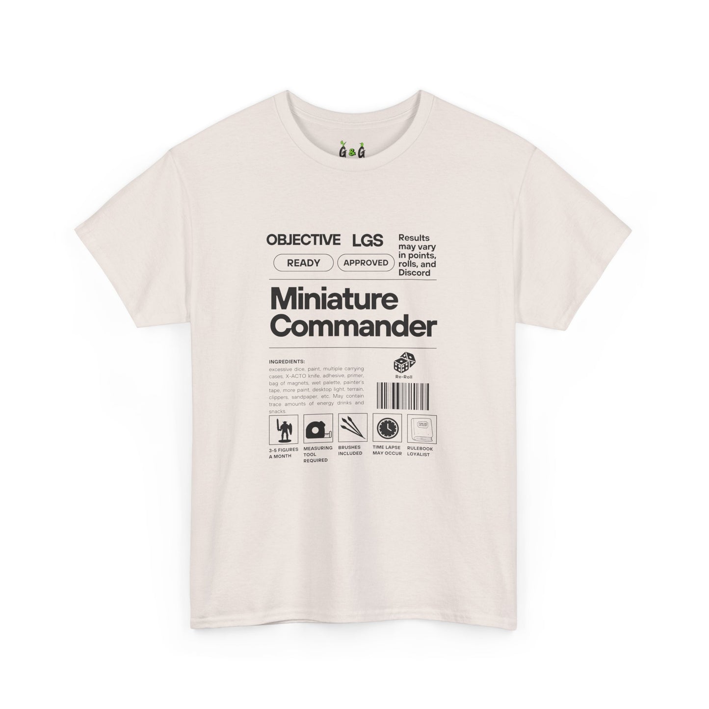 Miniature Builder Unisex Tee, Tabletop RPG Gamer Gift, Funny Humor Shirt, D&D Player Top, Gaming T-Shirt