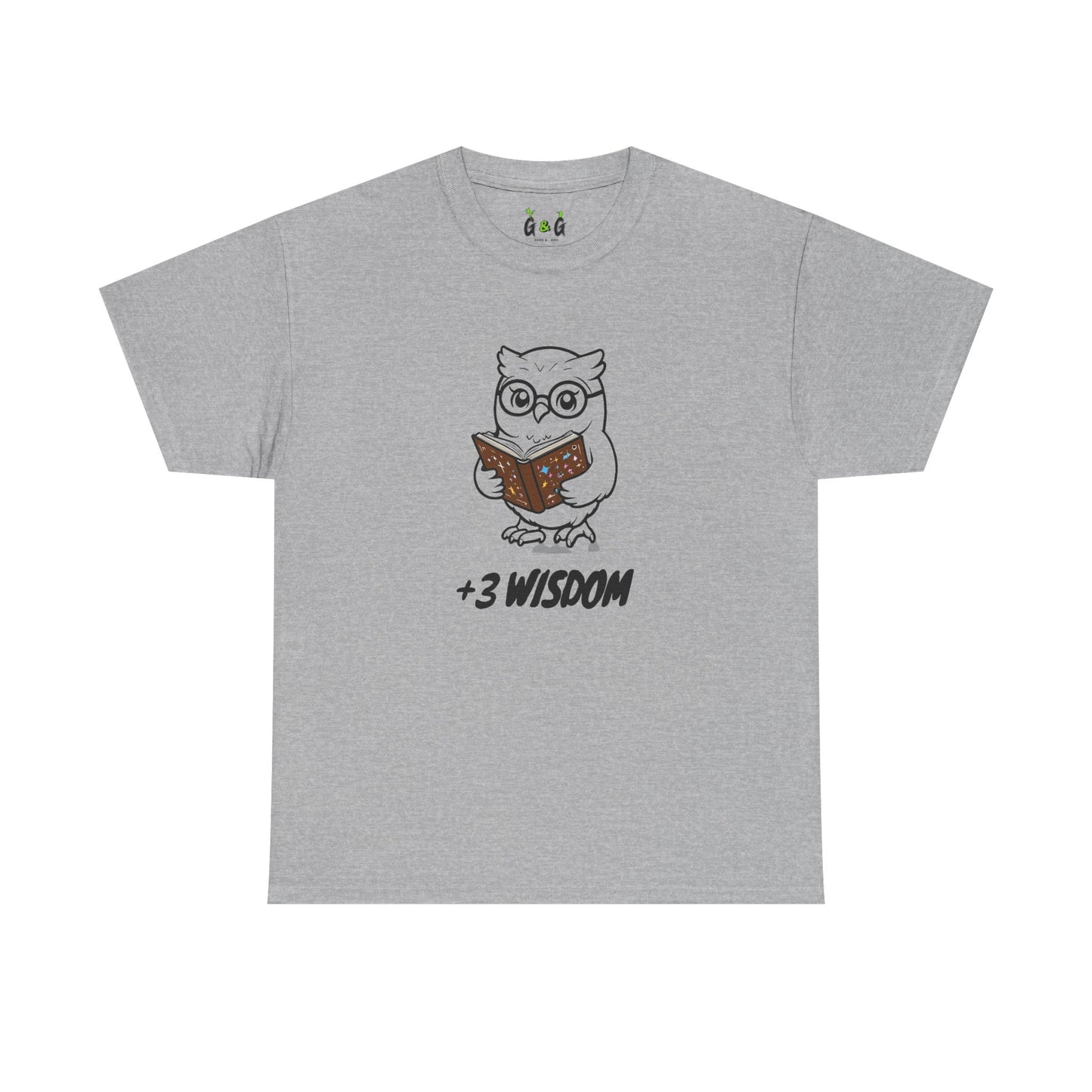 Gaming Owl Unisex Tee - D&D RPG Fantasy Funny Wisdom Shirt