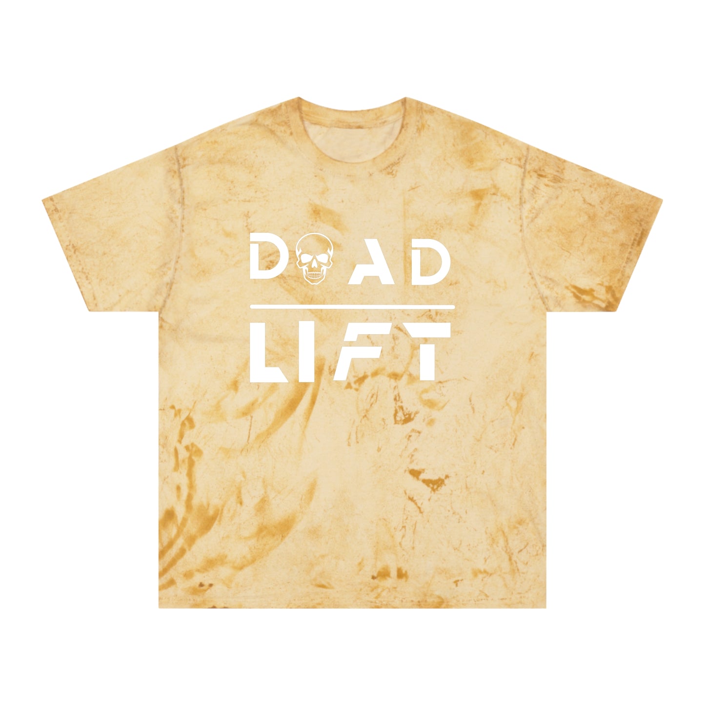 T-Shirt - Workout Skull Tie-Dye Design - Unisex Color Blast