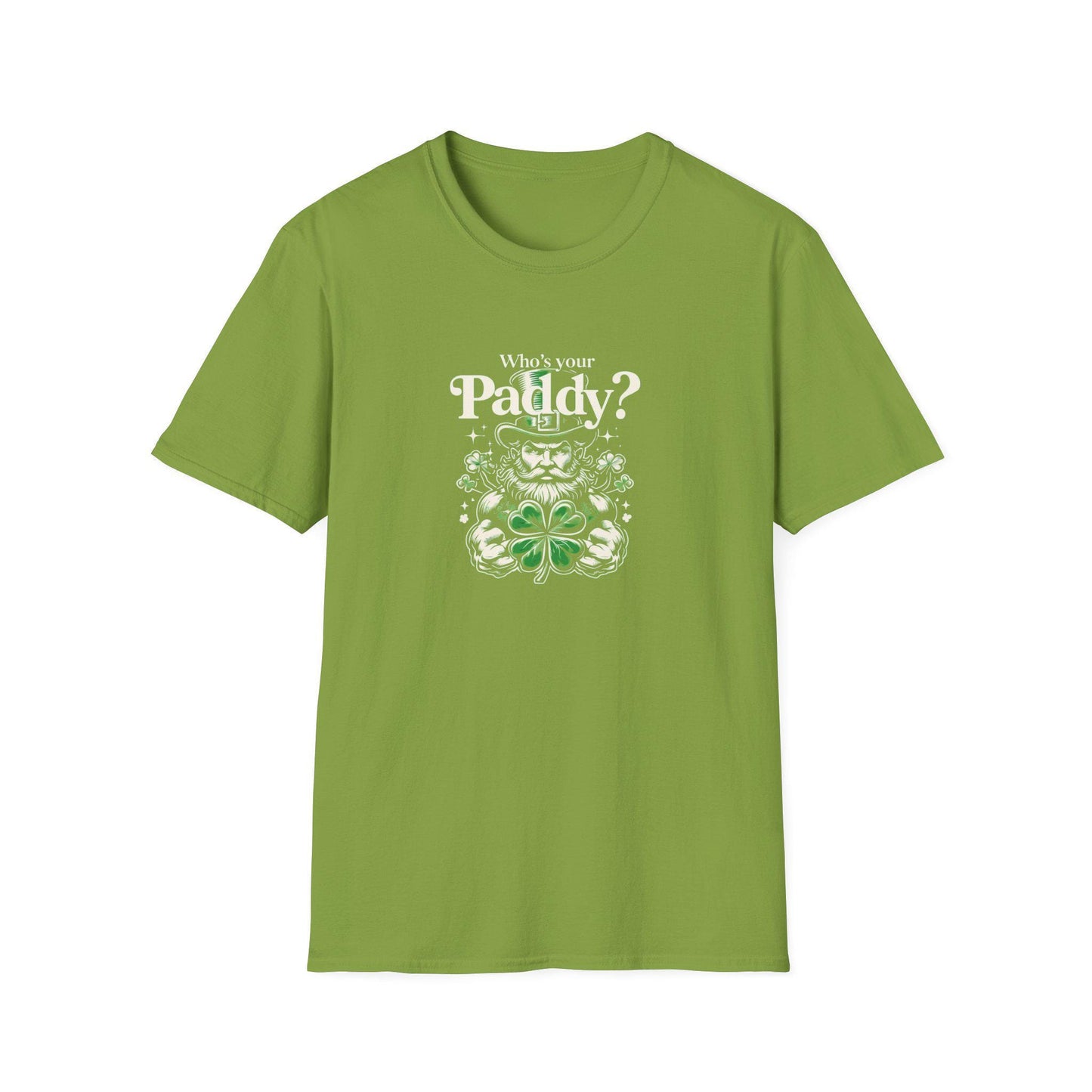 Who's Your Paddy? Unisex Softstyle T-Shirt, St. Patrick's Day Tee, Funny Irish Shirt, Gift for Friends, Casual Wear