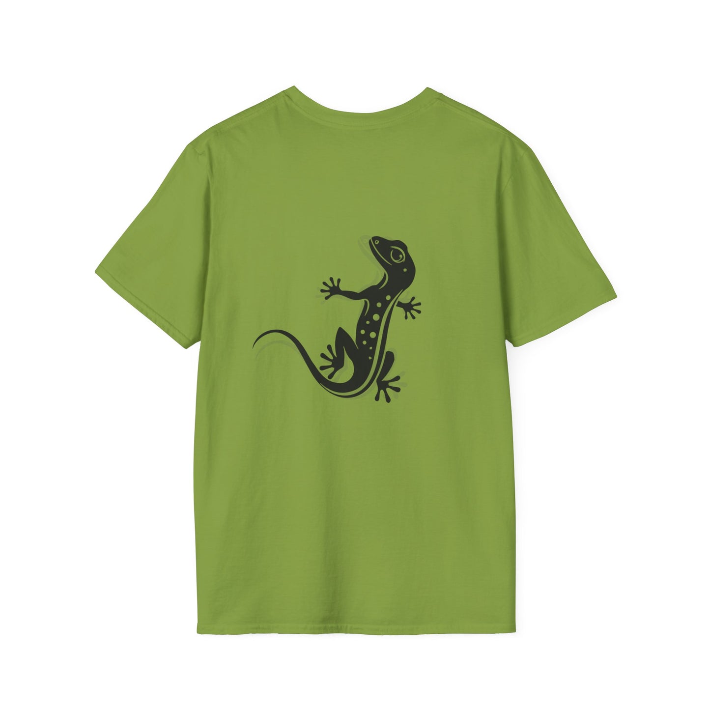 Gecko Japanese Style Unisex T-Shirt, Lizard Graphic Tee, Reptile Lover Gift, Animal Print Top, Asian Inspired Shirt