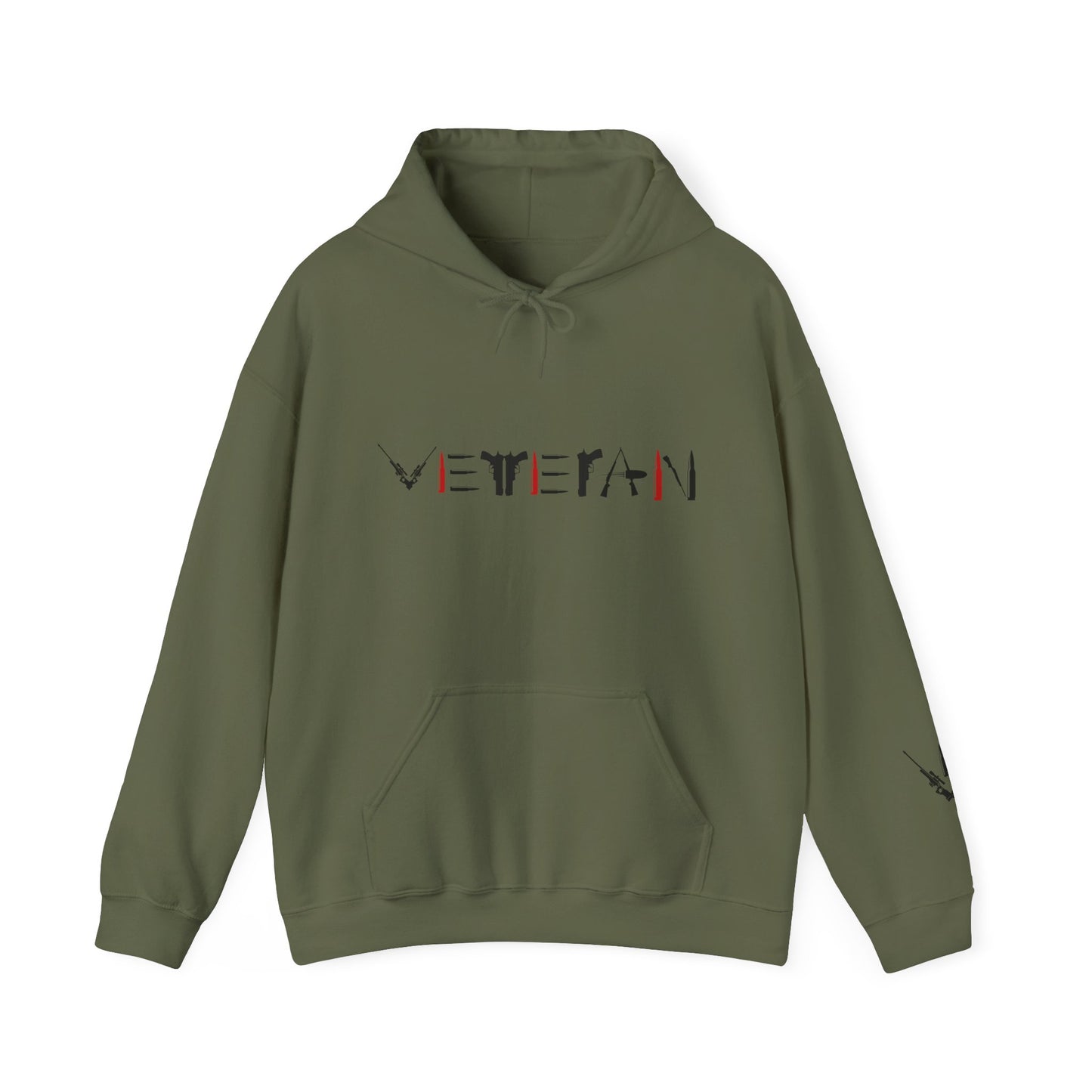Pew Pew Veteran Inspired Hooded Sweatshirt