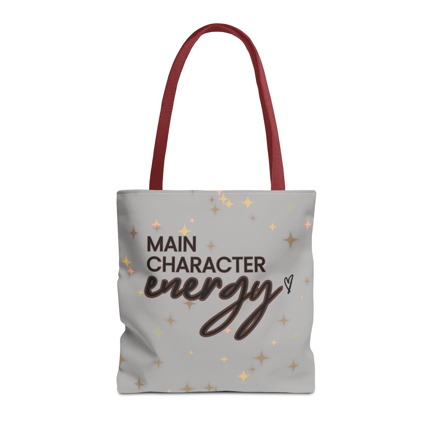 Double-Sided Print Sparkling Tote Bag - Main Character Energy