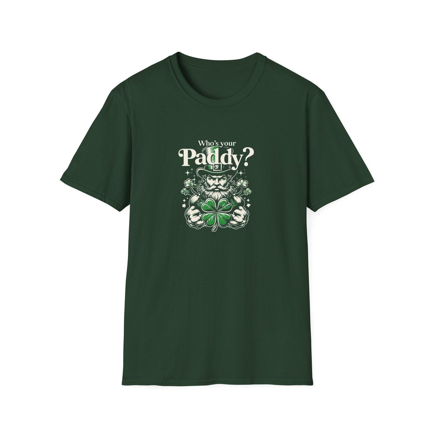 Who's Your Paddy? Unisex Softstyle T-Shirt, St. Patrick's Day Tee, Funny Irish Shirt, Gift for Friends, Casual Wear