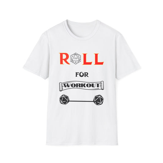 DND Fantasy Workout Unisex T-Shirt, Dungeons and Dragons Weightlifting Tee, Funny Exercise Shirt