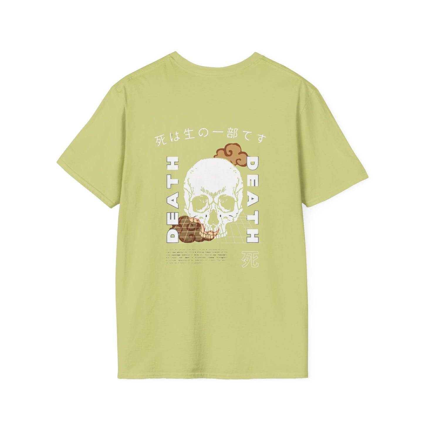 Skull Unisex T-Shirt - Japanese Culture Inspired Double Sided Print