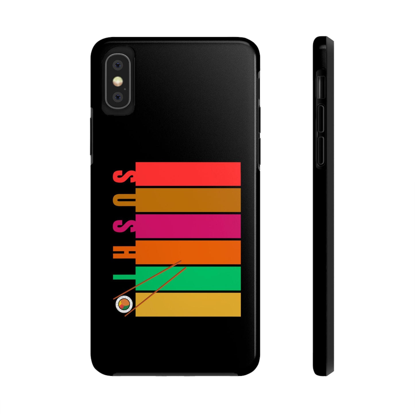 Sushi Lover Phone Case, Durable Tough Cover for Foodies, Cute Sushi Art for Birthdays, Anime Gifts, Unique Kitchen Decor