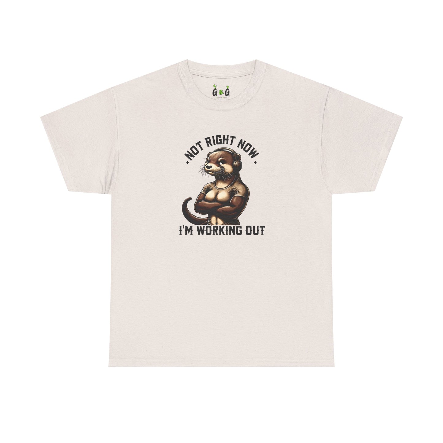 Funny Otter Workout Tee - Unisex Cotton