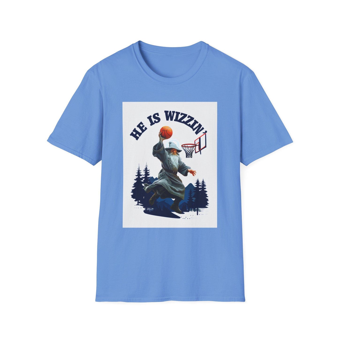 Sporty Graphic T-Shirt for Basketball Lovers, He Is Wizzin Tee, Unisex Casual Wear, Gift for Athletes, Harry Potter Inspired, Funny Wizard