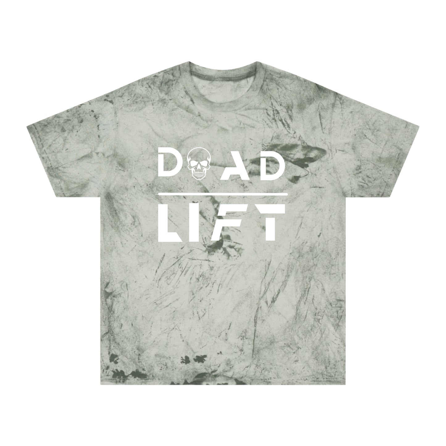 T-Shirt - Workout Skull Tie-Dye Design - Unisex Color Blast