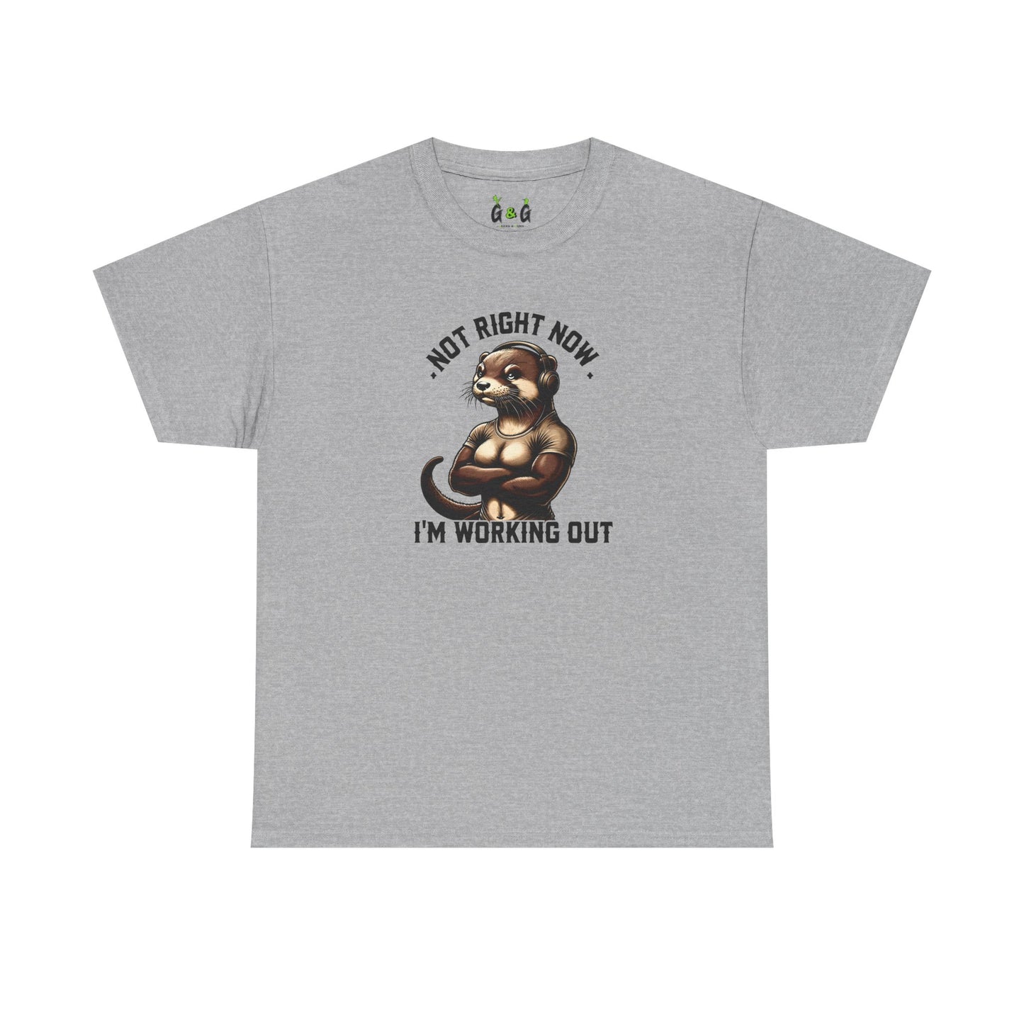 Funny Otter Workout Tee - Unisex Cotton